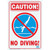 Pool/Spa Safety Sign "Caution! No Diving!"