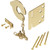 Steel Keyless Door Anchor Bolt Brass