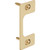 Adjustable "T" Strike Plate Brass
