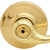 Kwikset Tustin Privacy Lever Brass