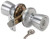 Kwikset Abbey Entry Knob With SmartKey Satin Chrome