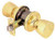 Kwikset Abbey Passage Knob Brass