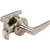 Shield Security Straight Passage Lever Satin Nickel