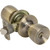 Shield Security Tulip Entry Knob Antique Brass