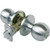 Shield Security Round Privacy Knob Satin Chrome