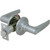 Shield Security Straight Privacy Lever, Grade 3 Satin Chrome