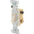 15 Amp Single Pole Switch - Push & Side Wired - White - Package Of 10