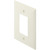 Jumbo Single Decorator Wall Plate - Ivory - Package Of 20