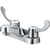 Seasons Wrist Blade Lavatory Faucet Chrome Two Handle