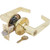 Kwikset Kingston Entry Lever With Smartkey Brass