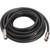 Coaxial Cable Quad Black 12' RG6