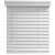 70x60 Inch White 2 Inch Faux Wood Horizontal Blind