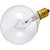 G16-1/2 Bulb Sylvania 25W Candelabra Base Clear 24pk