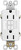 15 Amp Smart Lock GFCI with Nightlight - White