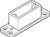 Nylon Drawer Track Rear Guide 3/4 x 2-7/16" Base, Package of 10