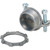 1/2" Straight Clamp Connector - Non-Insulated