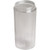 Clear Ribbed Cylinder Acrylic 7-1/4H 3-1/4" Fitter