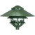 8" LANDSCAPE LT, 2Louver L Hood, GRN