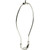9" Regular-Duty Nickel-Plated Lamp Harp With Saddle Pack of 4