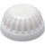 White Fixture Cap 1/8"Plastic Pack of 25