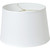 Round Hardback Linen Lamp Shade 13 x 16 x 10" White Pack of 6