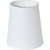 Round Hardback Linen Lamp Shade 6 x 8 x 9" White Pack of 6