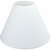 Round Mushroom Pleated Lamp Shade 9 x 18 x 12" White Pack of 6