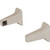 Bar Bracket 5/8" Satin Nickel Pk/1 Pair