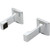 Bar Bracket 5/8" Satin Nickel Package Of 1 Pair