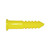 #12-14-16 X 1-1/2" Tapered Ribbed Plastic Anchor Box Of 50