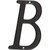 4" Black Letter D Package Of 2
