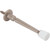 Cast Zinc Door Stop 3" Satin Nickel, Package of 10