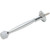 Cast Zinc Door Stop 4" Chrome, Package of 5