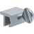 1" Sliding Door and Window Lock Aluminum, Package of 4