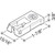 3/8" Spiral Balance Pivot Lock Shoe, Package of 2
