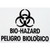 Rubbermaid 7 x 10" "Biohazard" Identification Label