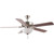 52" Boudreaux Brushed Nickel Ceiling Fan