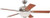 52" Dual-Mount Ceiling Fan Brushed Nickel Frosted Glass Bowl Light Kit w/Remote