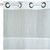 Hookless Mystery Shower Curtain 71 x 77" White Case Of 12