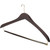 17 x 1/2" Small Hook Male Hanger Dark Wood Package Of 100