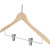 18 x 1/2" Ball Top Female Hanger Natural Wood Package Of 100