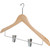 18 x 1/2" Small Hook Female Hanger Natural Wood Package Of 100