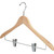 18 x 1/2" Standard Hook Female Hanger Natural Wood Package Of 100