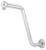 Chrome Drenching Shower Arm With Flange 1/2 X 10"