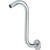 Chrome Plated Brass Shower Arm 1/2 X 8" S-Shaped