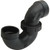 1-1/2" ABS DVW P-Trap With Union