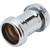 Brass Tubular Coupling Straight 1-1/4" Slip Joint 22-Gauge