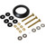 Tank To Bowl Gasket and Hardware Kit 2" Flush Valve Solid Brass Bolts Mansfield