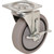 Shepherd 3" Gray Rubber Swivel Caster With Brake