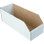 4-1/2 x 12" White Cardboard Bin Box 25 Per Package